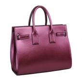 Shiny Purple Ladies Hand Bag